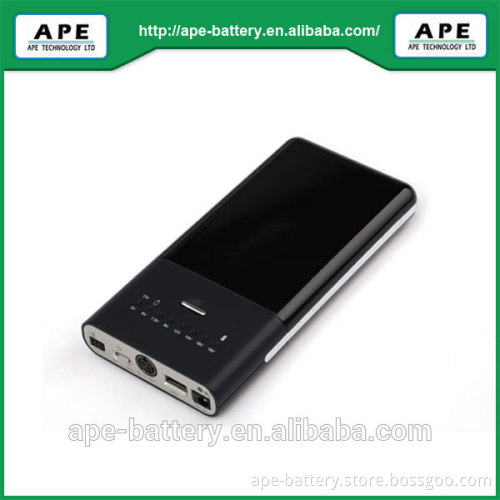 58Wh universal ups battery bank with multi-voltage 5V,9V,12V,16V,19V